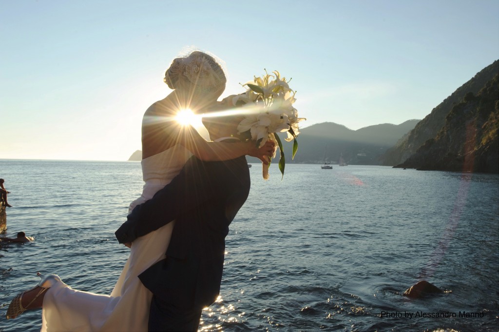 Cinque Terre wedding Italy. Basia and David