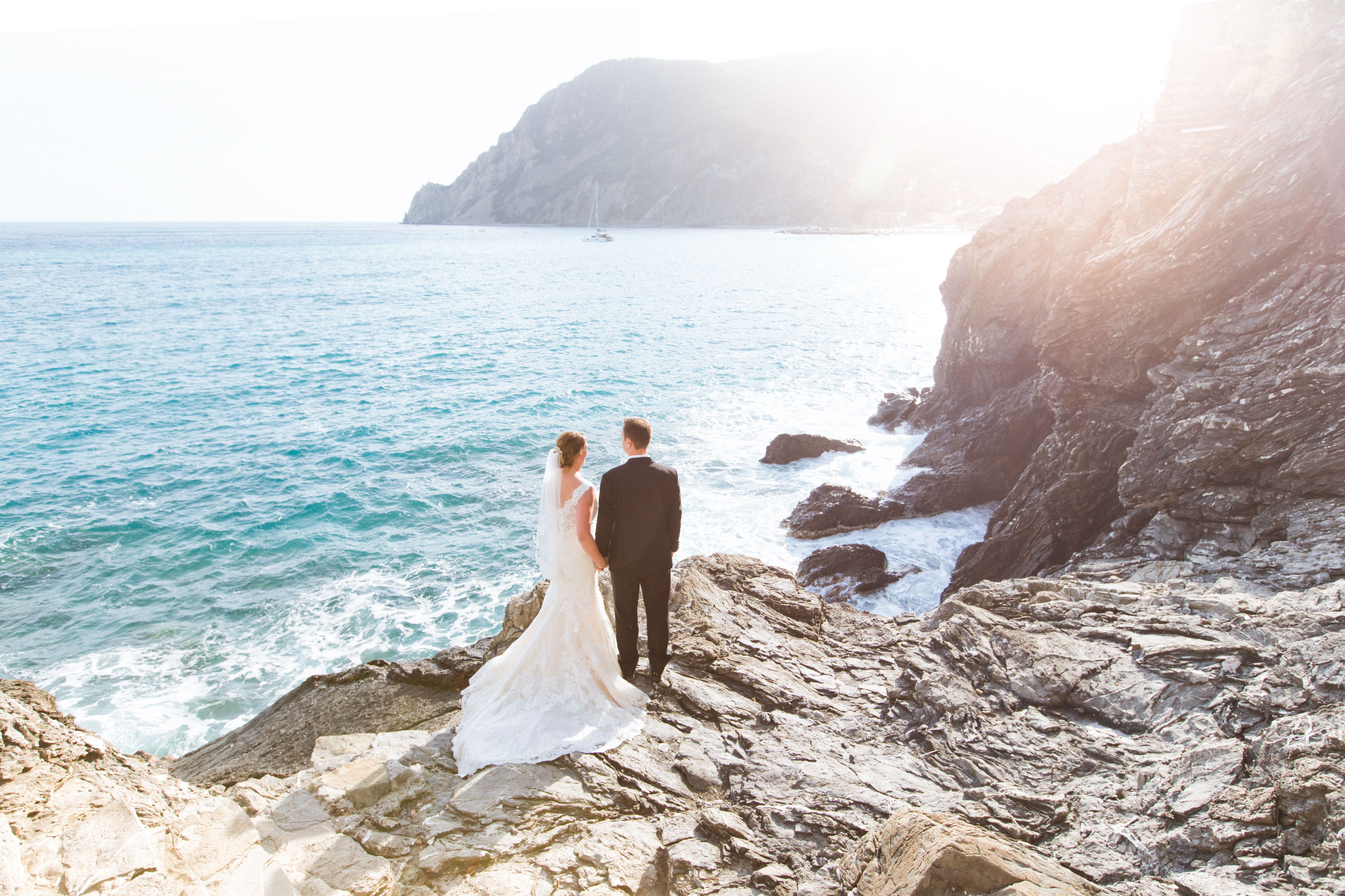 Jewish destination wedding in cinque terre