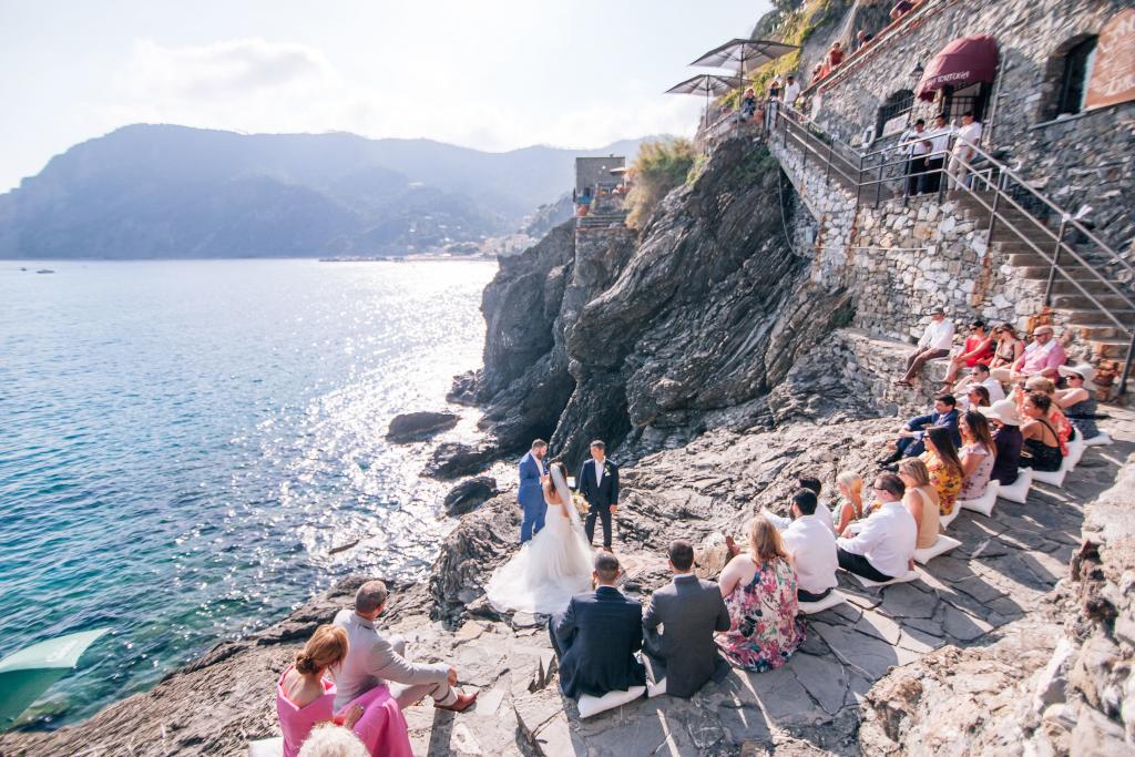 italian seaside wedding