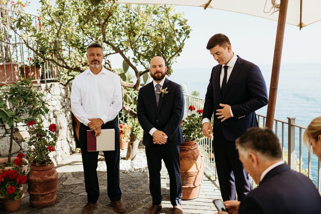 relaxed romance wedding cinque terre italy