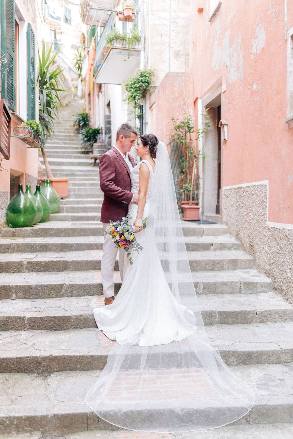 Love Story real wedding cinque terre