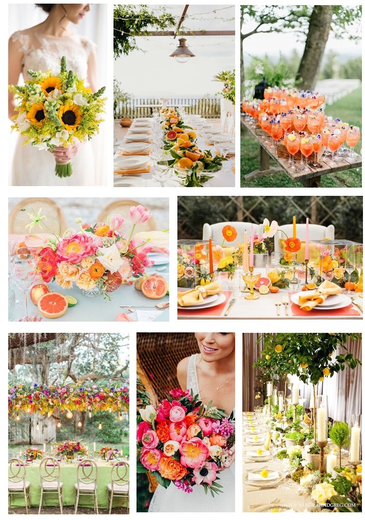 Wildflower Wedding Flower Moodboard